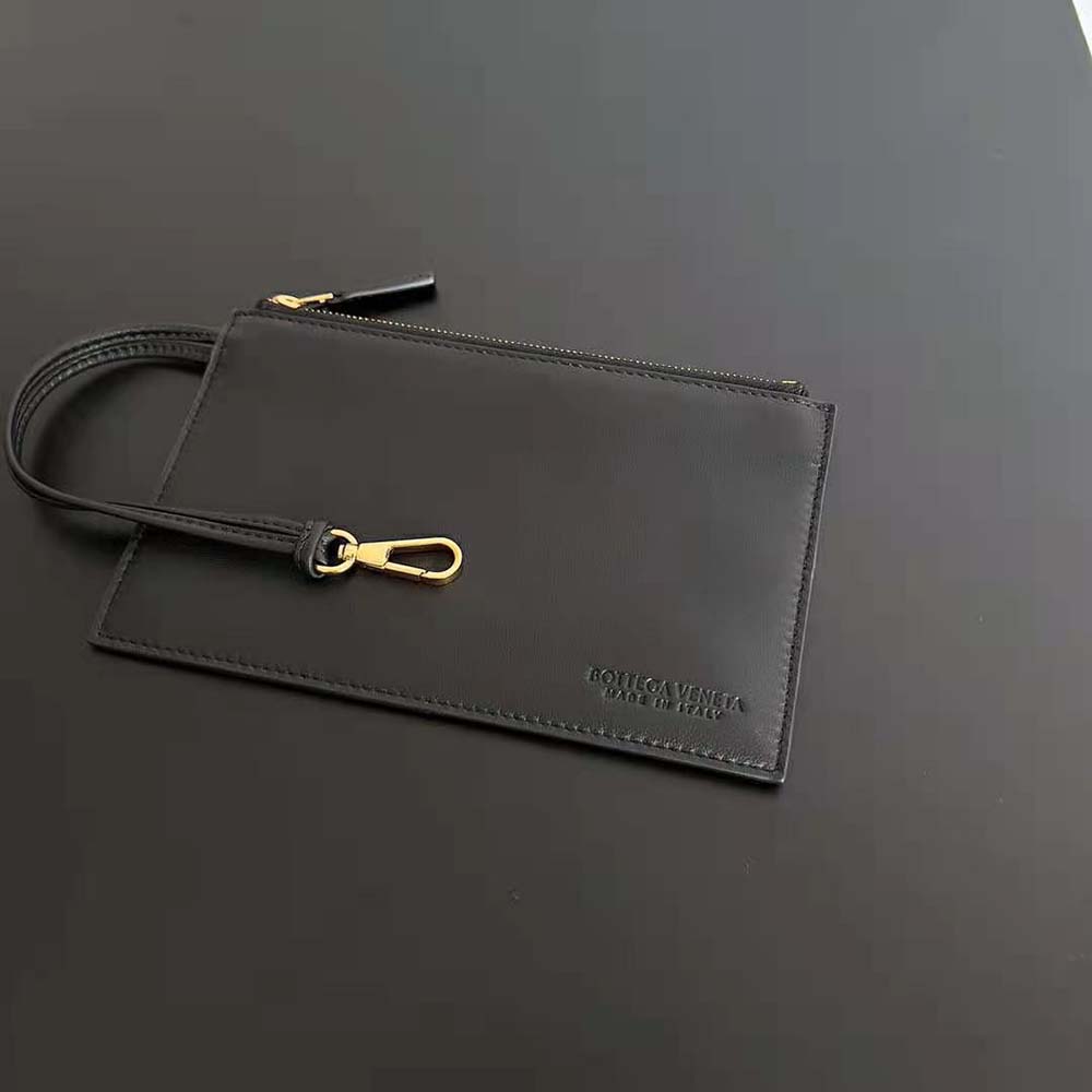 Bottega Veneta Women Mini Cabat Intreccio Leather Tote Bag with Detachable Strap-Black - image 6