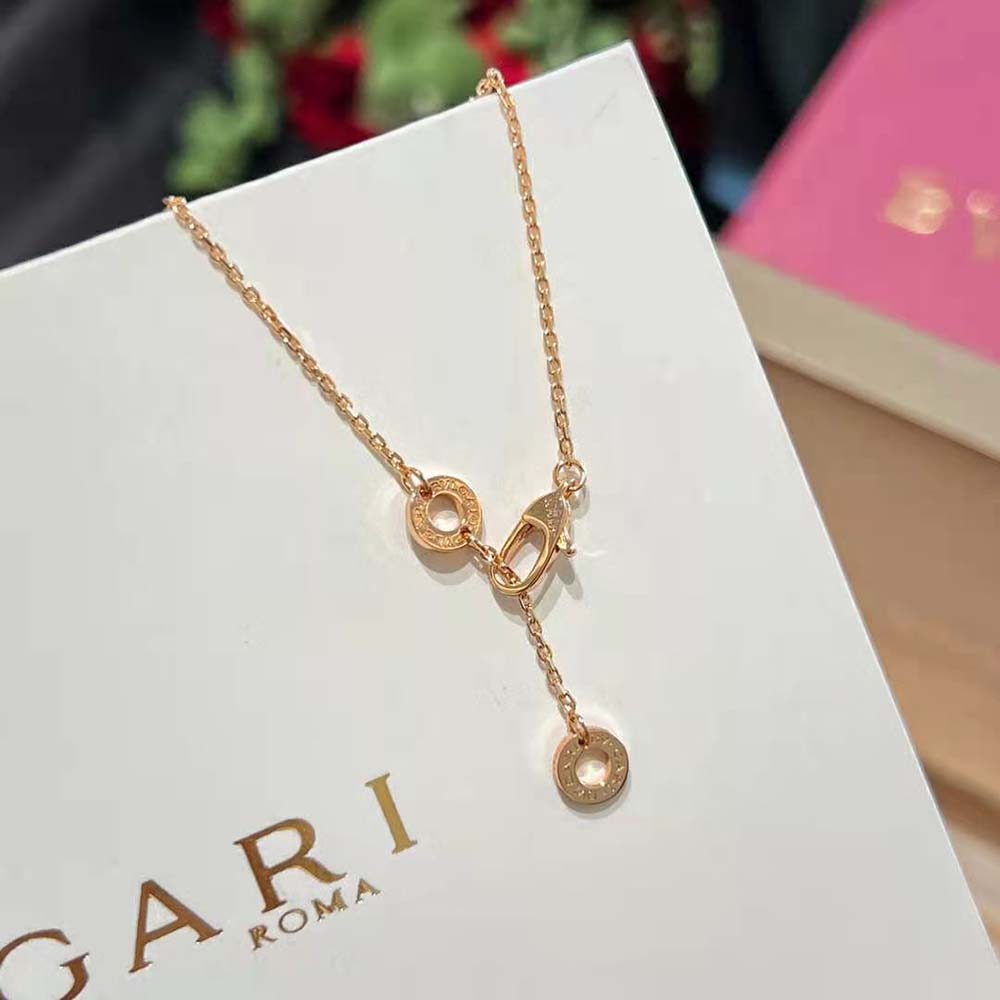 Bvlgari Women DIVAS’ DREAM Necklace in 18 KT Rose Gold with Pendant Set-Green - image 10