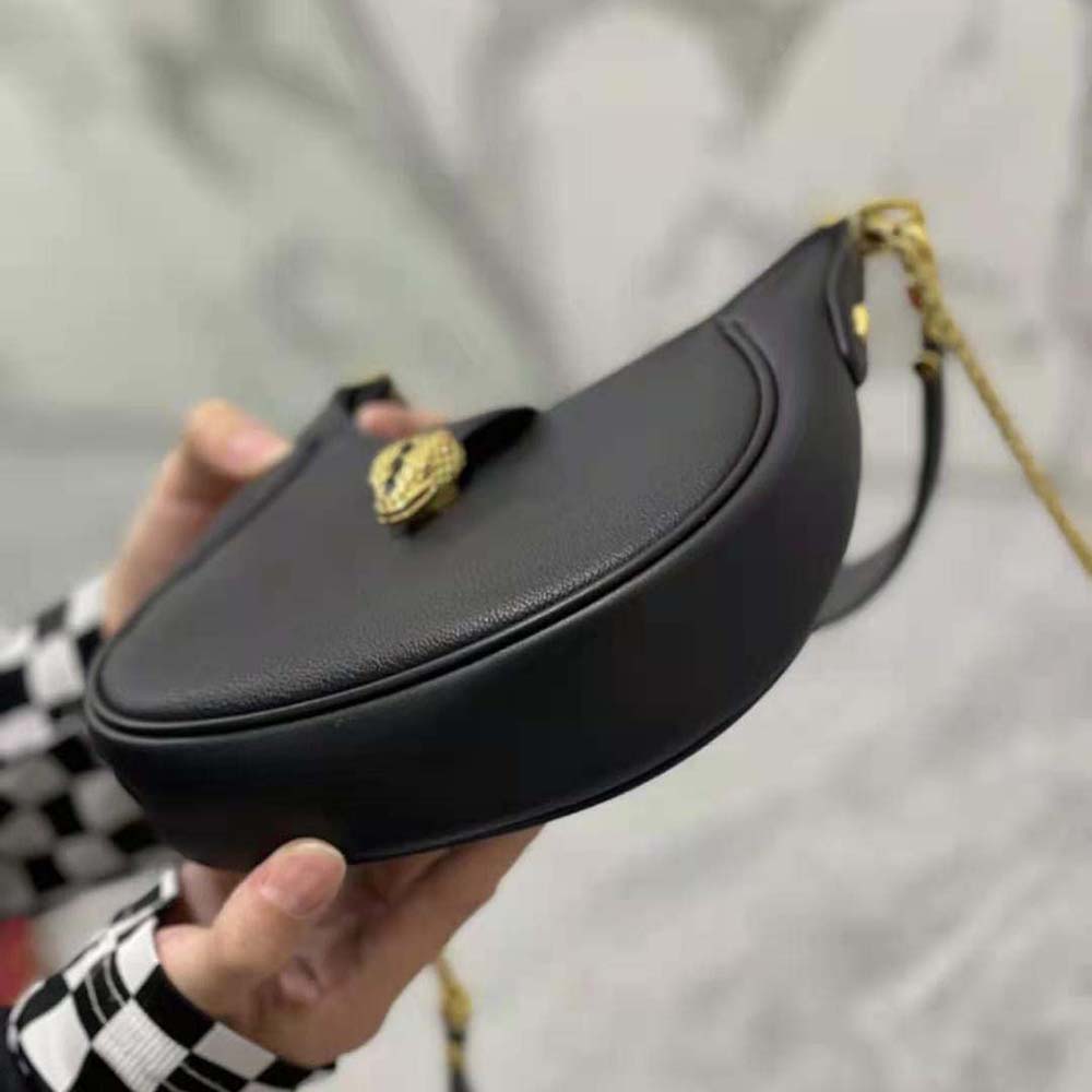 Bvlgari Women Serpenti Ellipse Shoulder Bag-Black - image 5