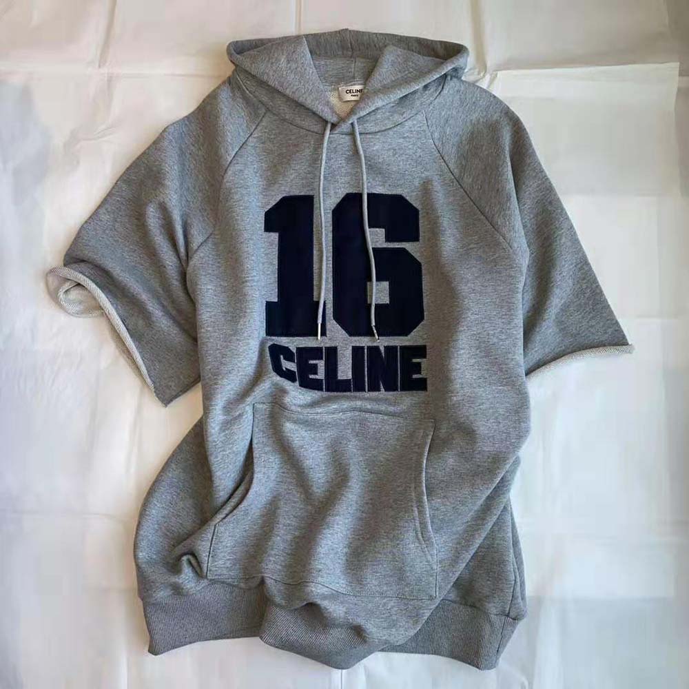 Celine Women Celine 16 Hoodie Dress in Cotton Fleece - image 5