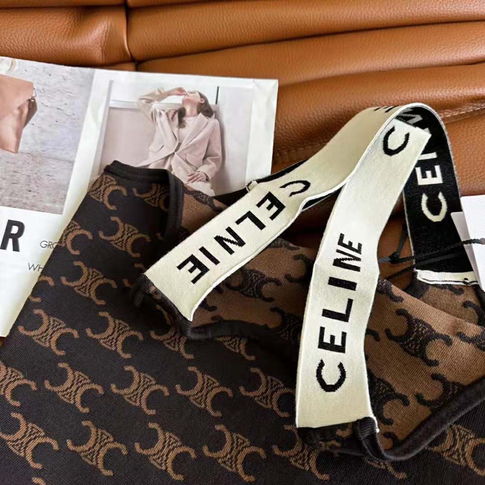 Celine Women Dress in Monogram Silk Cotton - image 6