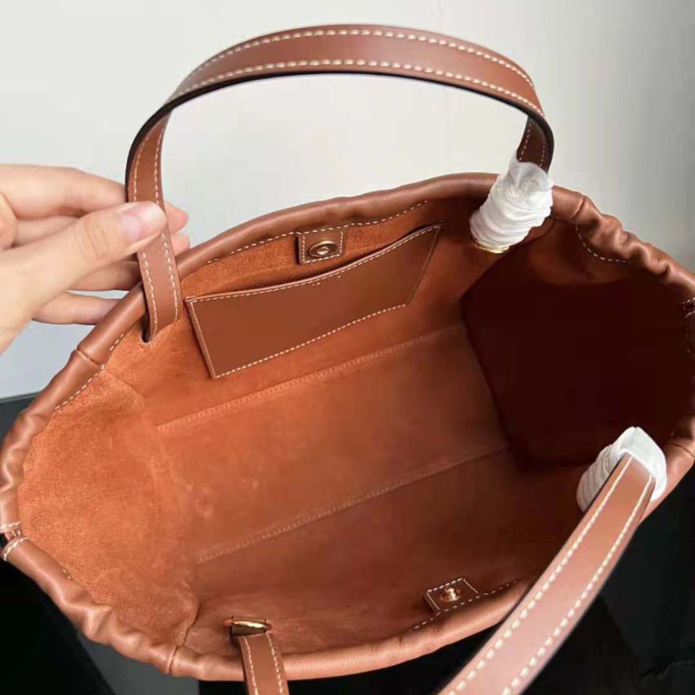 Celine Women Small Cabas Drawstring Cuir Triomphe in Smooth Calfskin - image 9