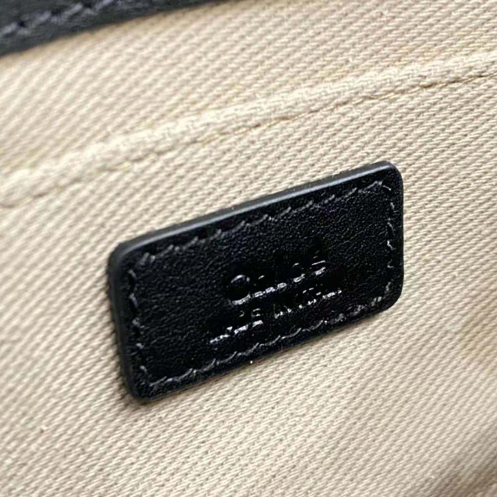 Chloe Women Mini Woody Tote Bag with Embroidered Chloé Logo-Black - image 10