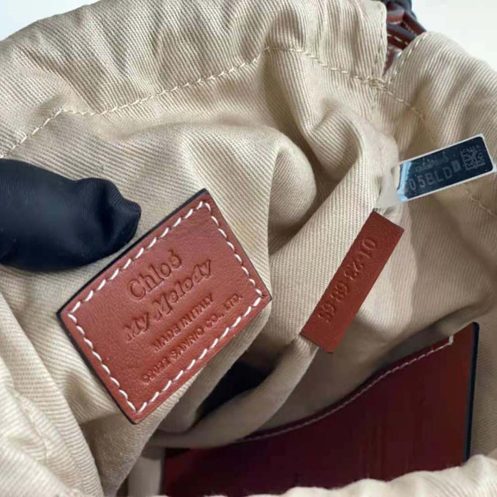 Chloe Women My Melody for Chloé Small Woody Basket - image 10