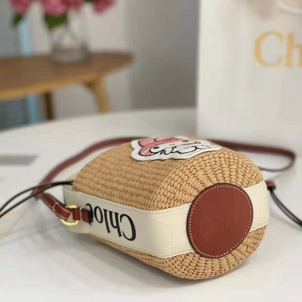 Chloe Women My Melody for Chloé Small Woody Basket - image 6