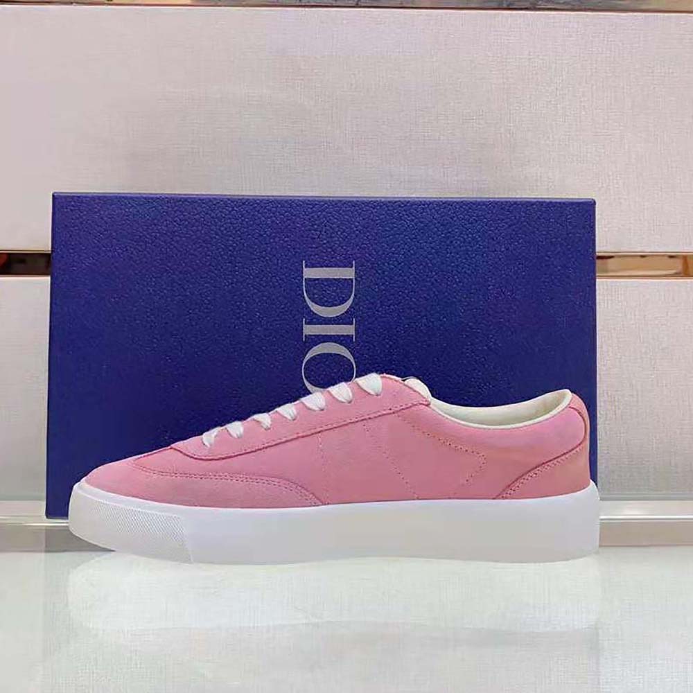 Dior Men B101 Sneaker Pink Nubuck Calfskin - image 5