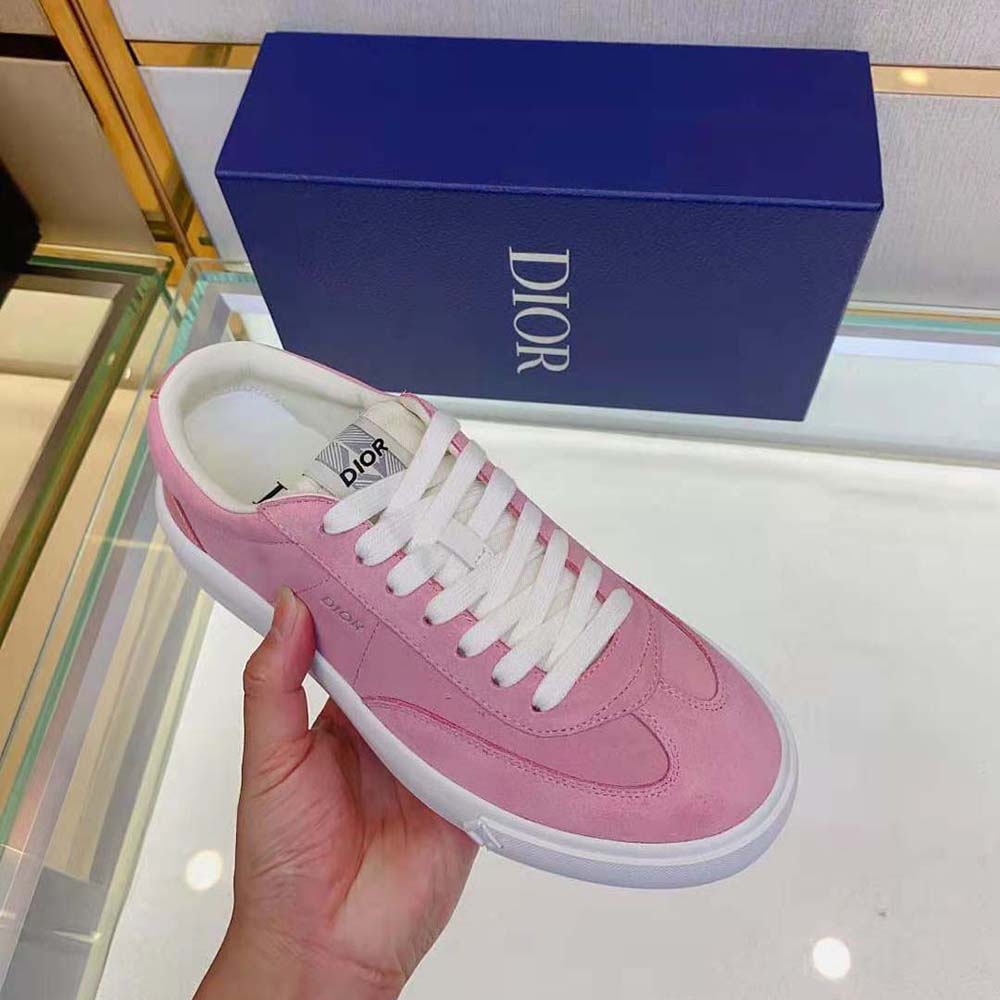 Dior Men B101 Sneaker Pink Nubuck Calfskin - image 7