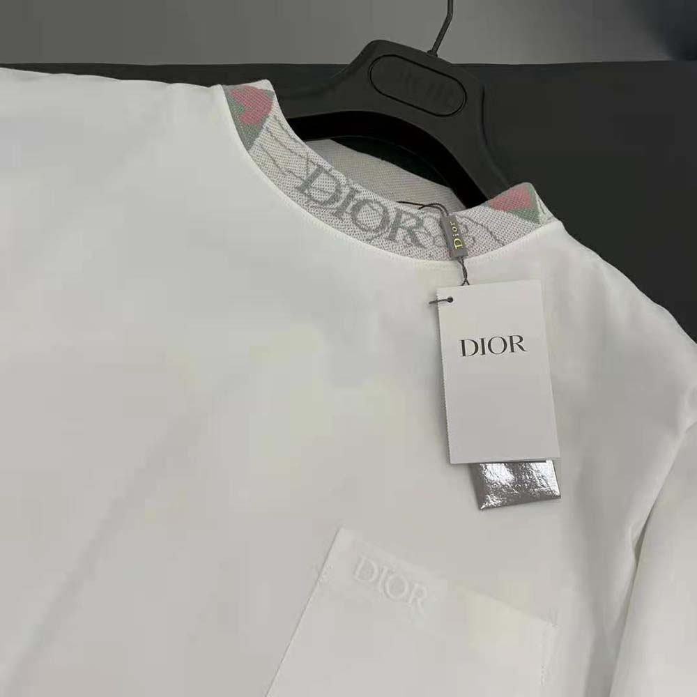 Dior Men Dior and Duncan Grant and Charleston Relaxed-Fit T-shirt White Cotton Jersey - image 9