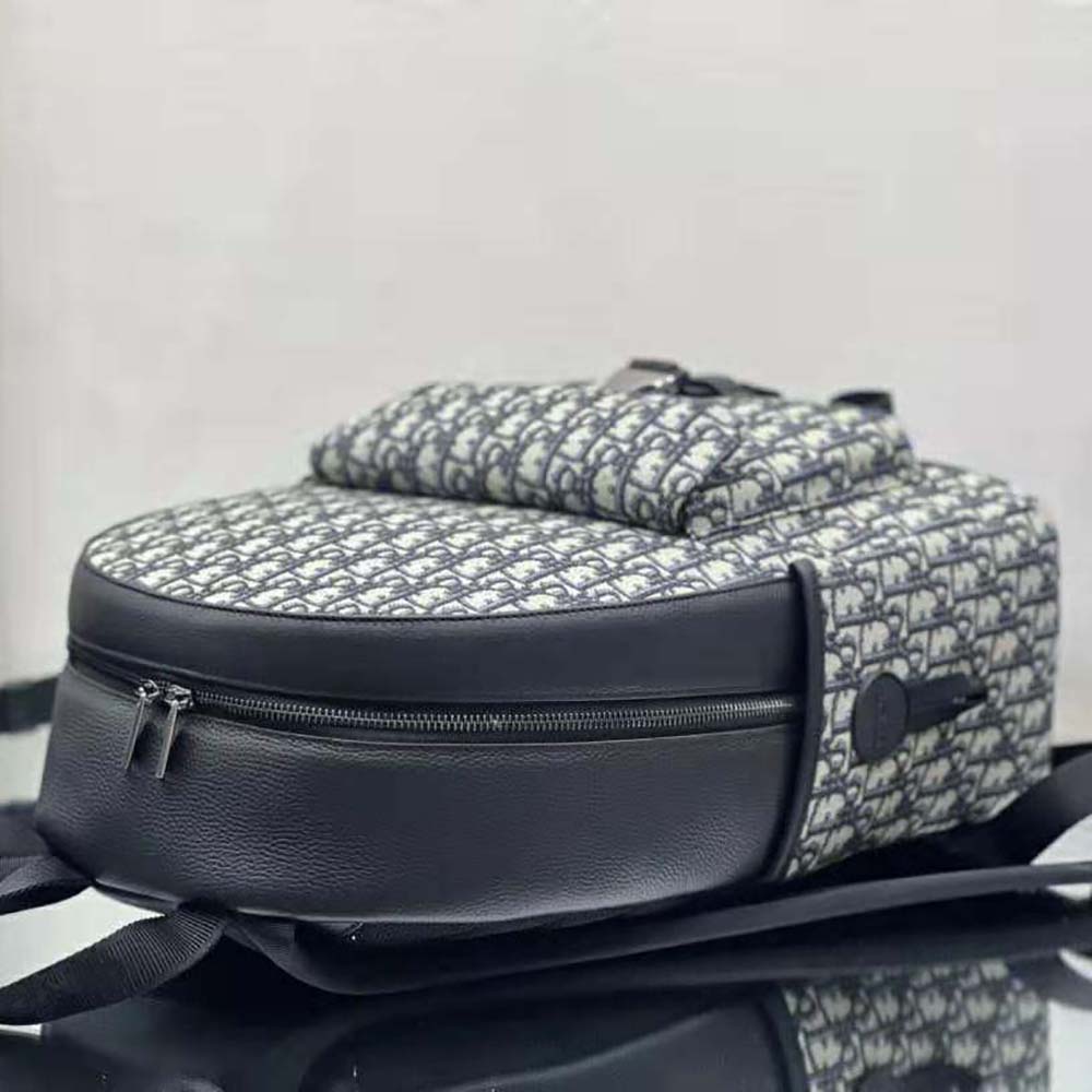 Dior Men Explorer Backpack Beige and Black Dior Oblique Jacquard - image 5