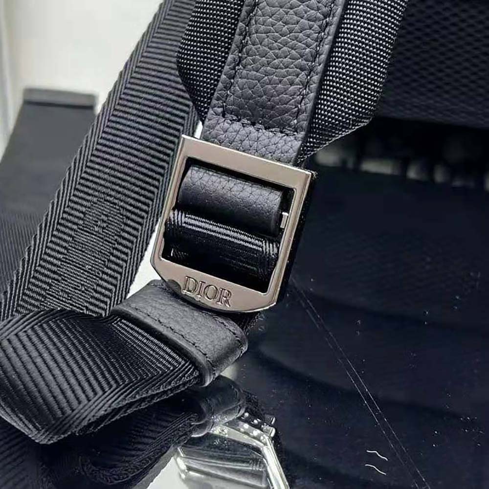 Dior Men Explorer Backpack Beige and Black Dior Oblique Jacquard - image 9