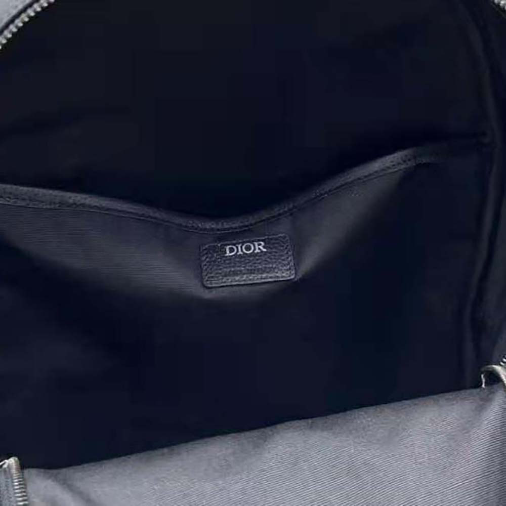 Dior Men Explorer Backpack Black CD Diamond Mirage Ski Capsule Nylon - image 10