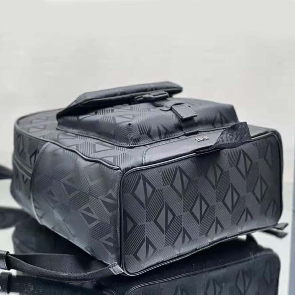 Dior Men Explorer Backpack Black CD Diamond Mirage Ski Capsule Nylon - image 5