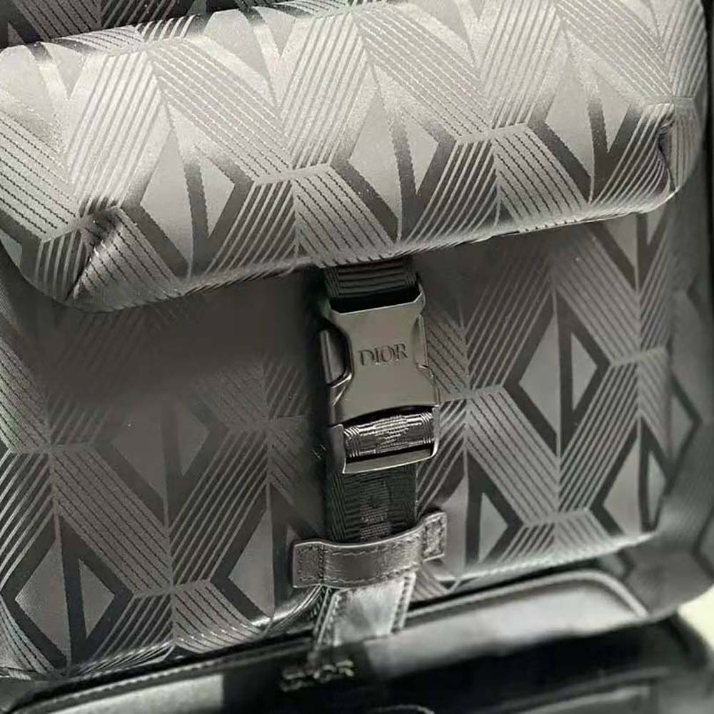 Dior Men Explorer Backpack Black CD Diamond Mirage Ski Capsule Nylon - image 8