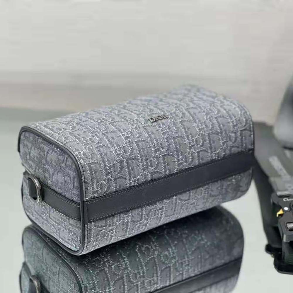 Dior Men Lingot 22 Bag Ruthenium-Colored Dior Oblique Jacquard - image 6