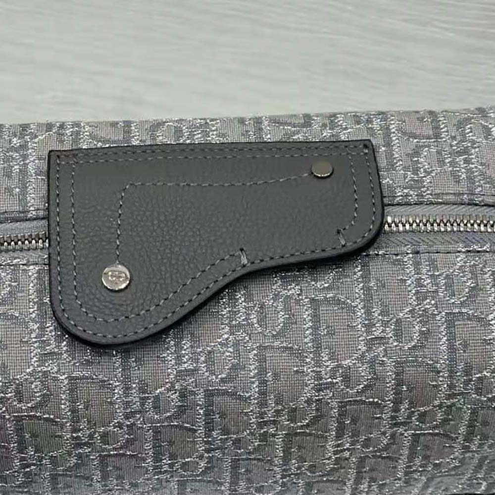 Dior Men Lingot 22 Bag Ruthenium-Colored Dior Oblique Jacquard - image 8