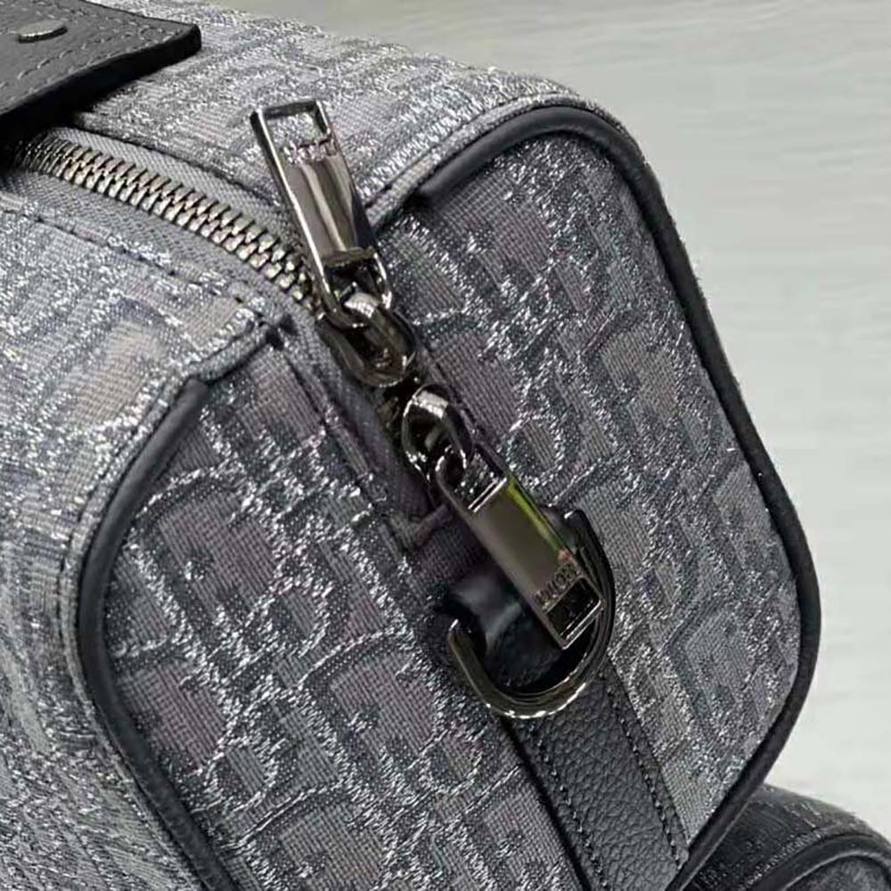 Dior Men Lingot 22 Bag Ruthenium-Colored Dior Oblique Jacquard - image 7