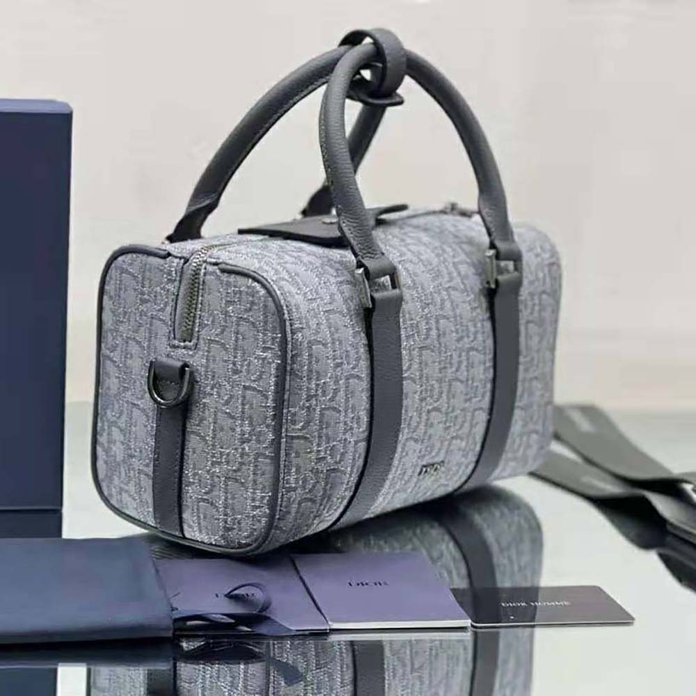 Dior Men Lingot 26 Bag Ruthenium-Colored Dior Oblique Jacquard - image 4