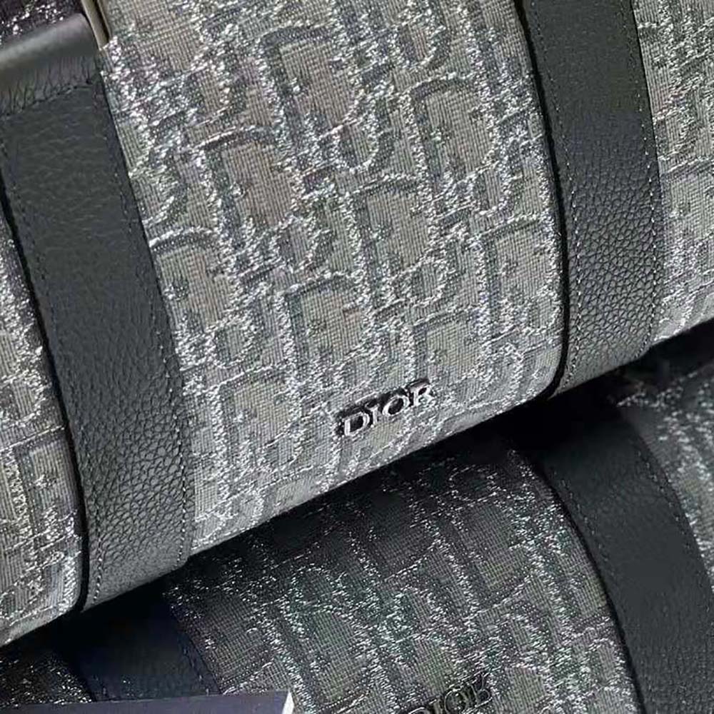 Dior Men Lingot 26 Bag Ruthenium-Colored Dior Oblique Jacquard - image 9