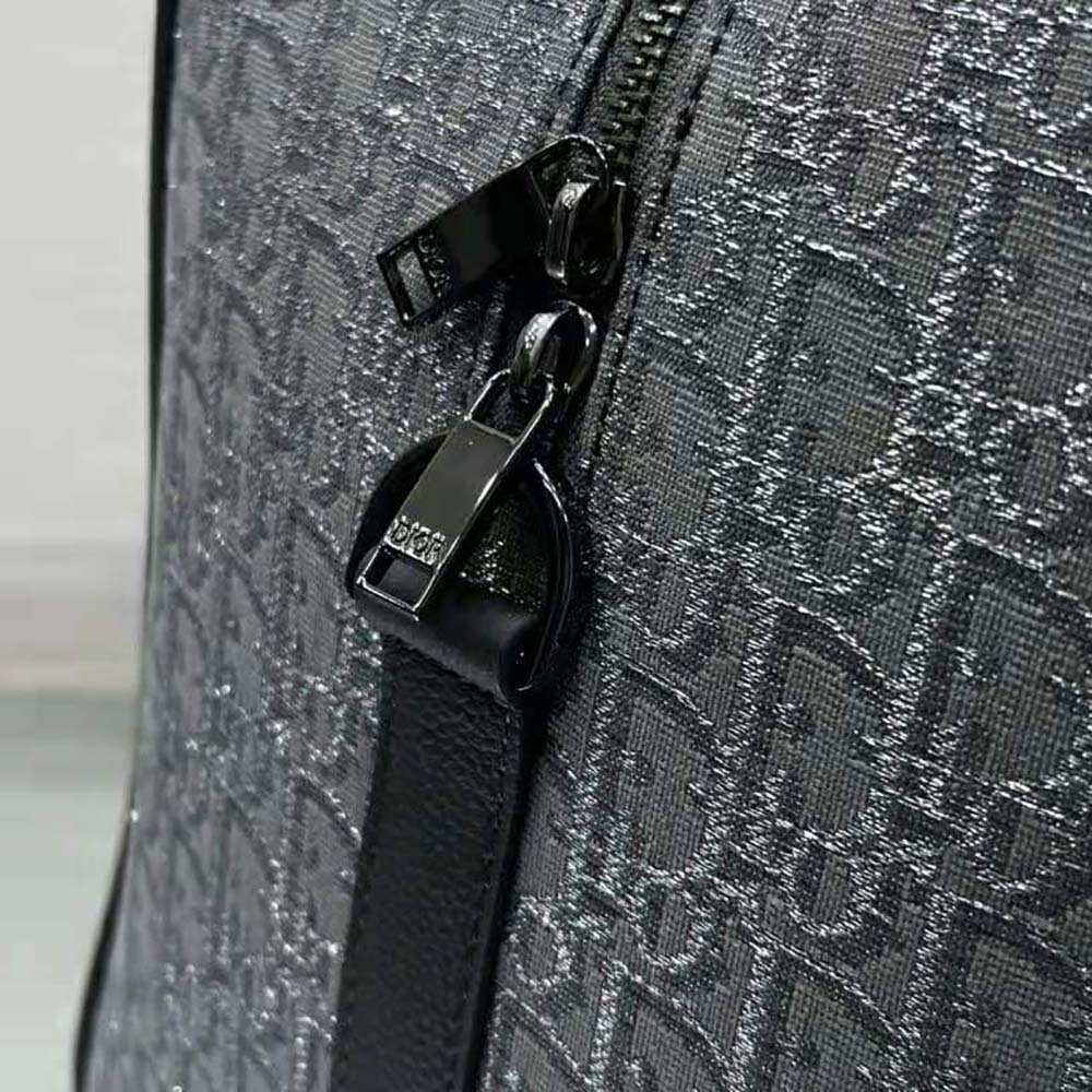 Dior Men Lingot 26 Bag Ruthenium-Colored Dior Oblique Jacquard - image 8