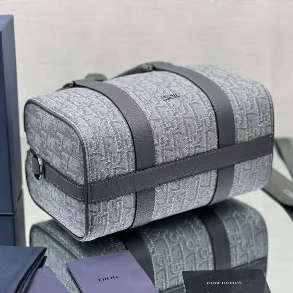Dior Men Lingot 26 Bag Ruthenium-Colored Dior Oblique Jacquard - image 5