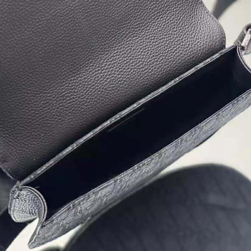 Dior Men Saddle Pouch Black Dior Oblique Jacquard - image 9