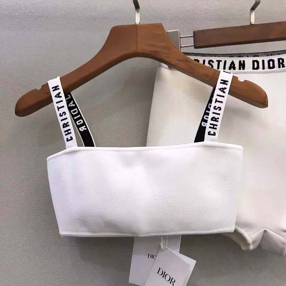 Dior Women Bralette White Stretch Viscose - image 4