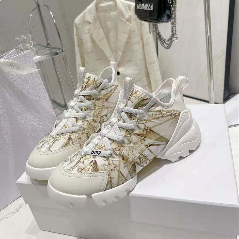 Dior Women D-Connect Sneaker Multicolor Technical Fabric with Rêve D’Infini Print - image 6
