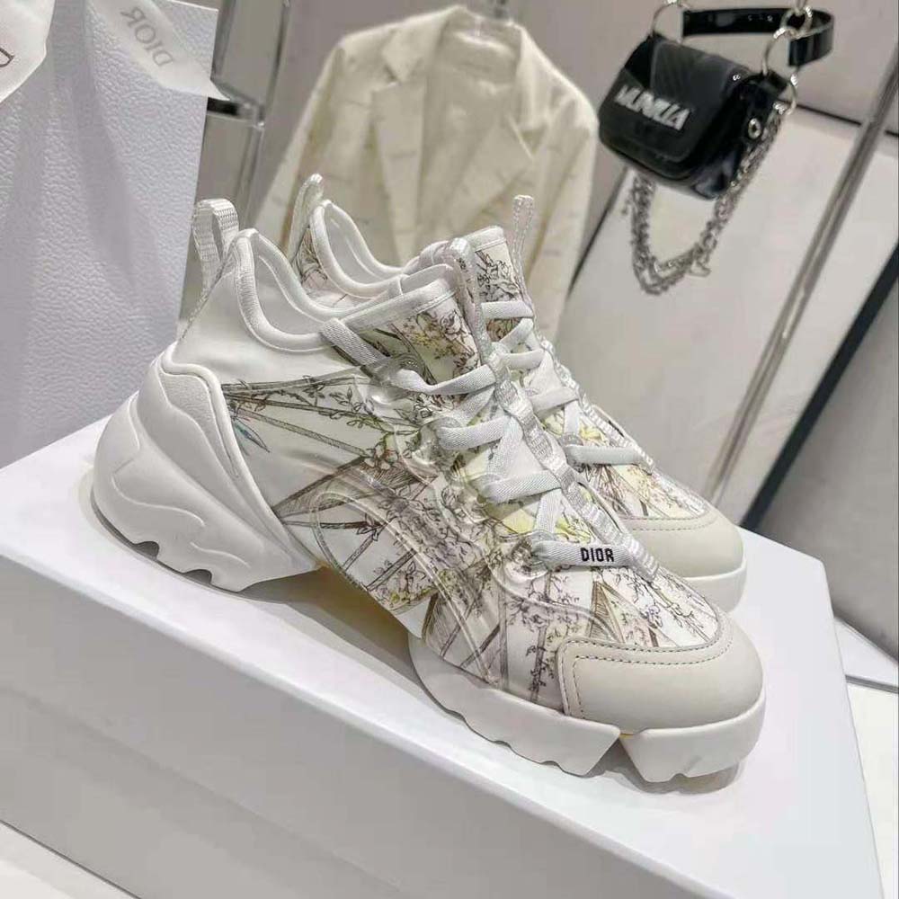 Dior Women D-Connect Sneaker Multicolor Technical Fabric with Rêve D’Infini Print - image 4
