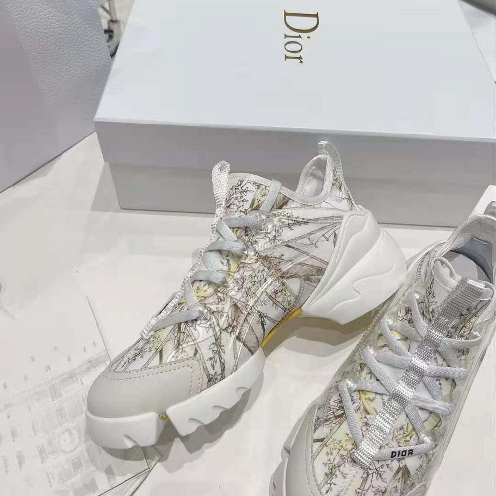 Dior Women D-Connect Sneaker Multicolor Technical Fabric with Rêve D’Infini Print - image 8