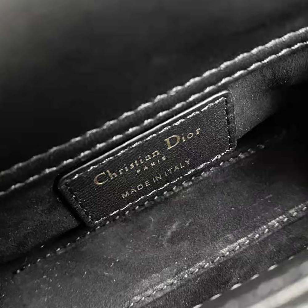 Dior Women Micro Lady Dior Bag Black Cannage Lambskin - image 10