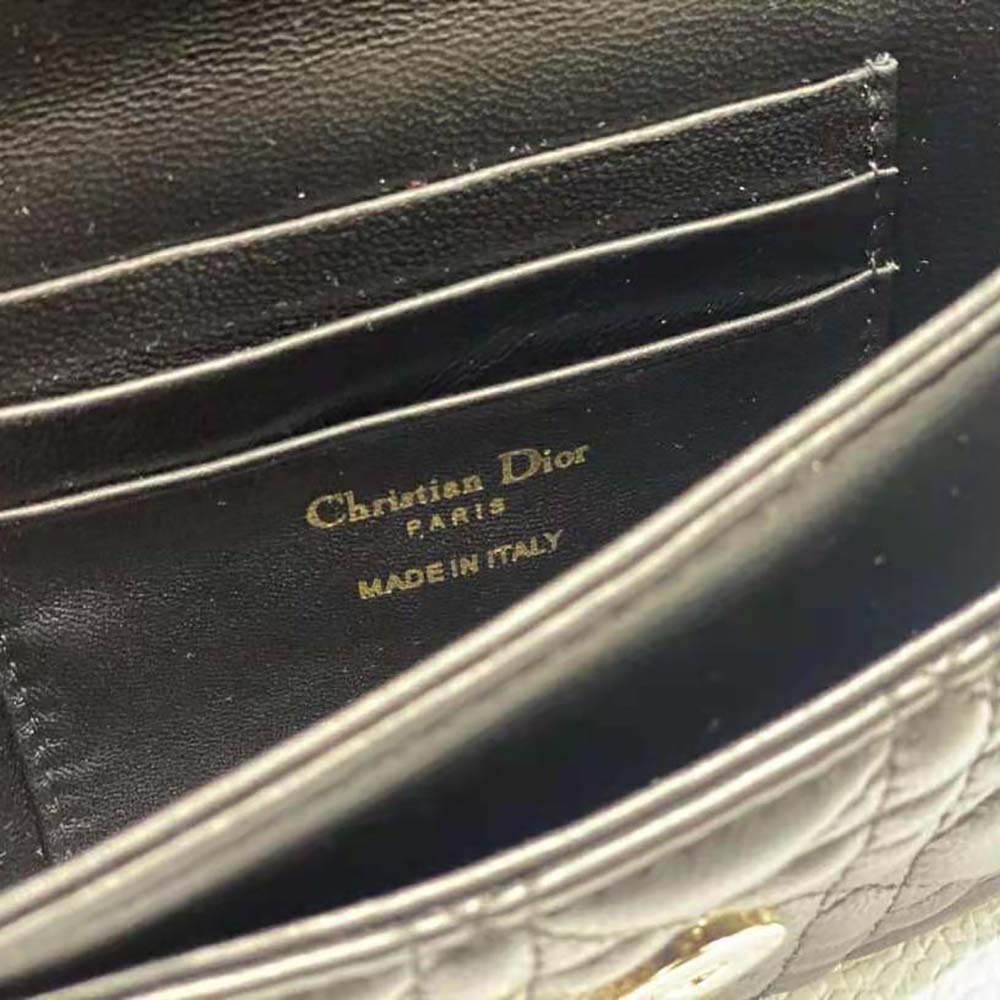 Dior Women Mini Miss Dior Bag Black Cannage Lambskin - image 9