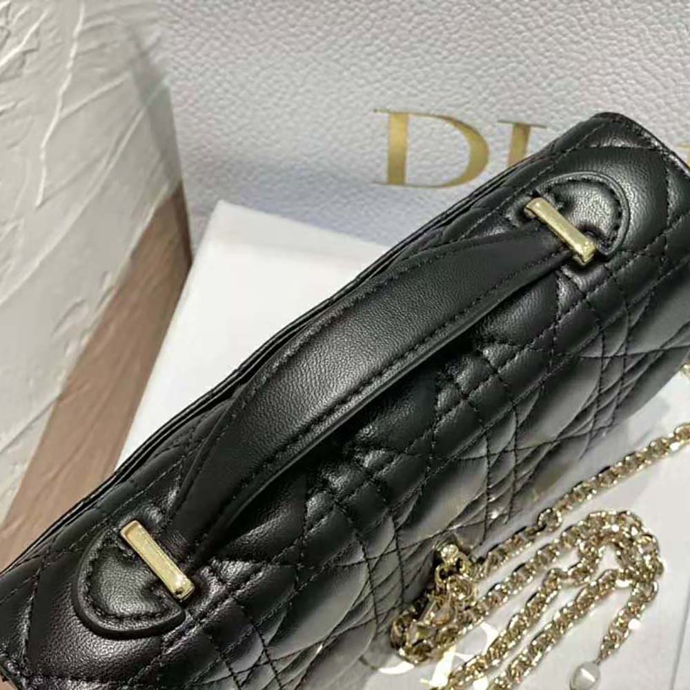 Dior Women Mini Miss Dior Bag Black Cannage Lambskin - image 7