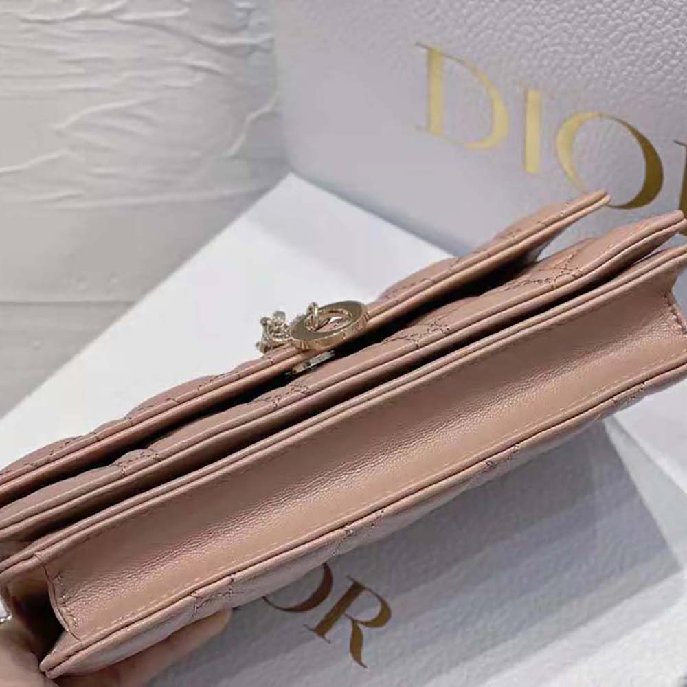 Dior Women Mini Miss Dior Bag Pink Cannage Lambskin - image 7