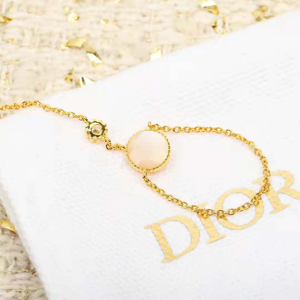 Dior Women Rose Des Vents Hand Jewel Yellow Gold Diamonds and Mother-of-Pearl - image 5