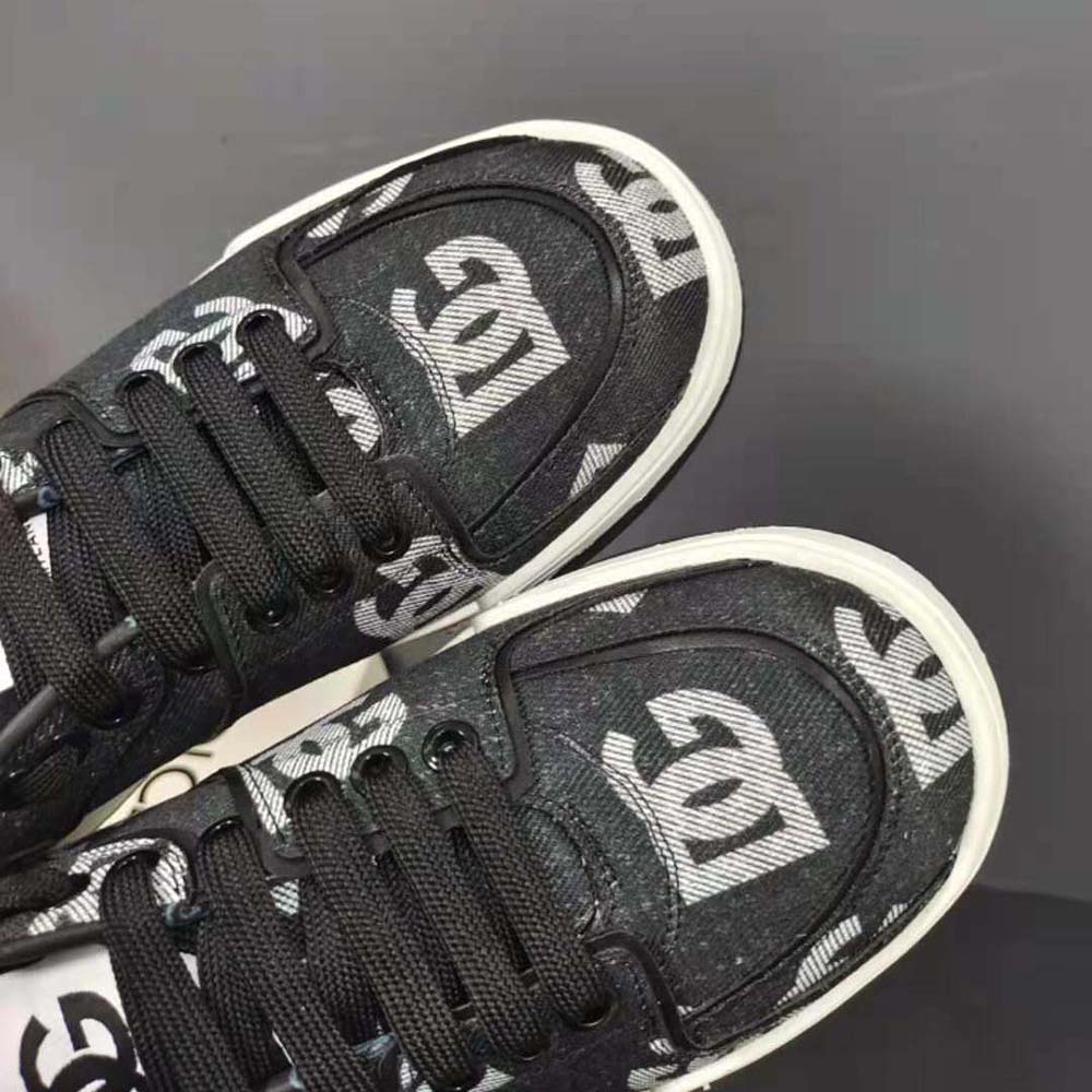 Dolce Gabbana D&G Men New Roma Sneakers with Denim Logo - image 8