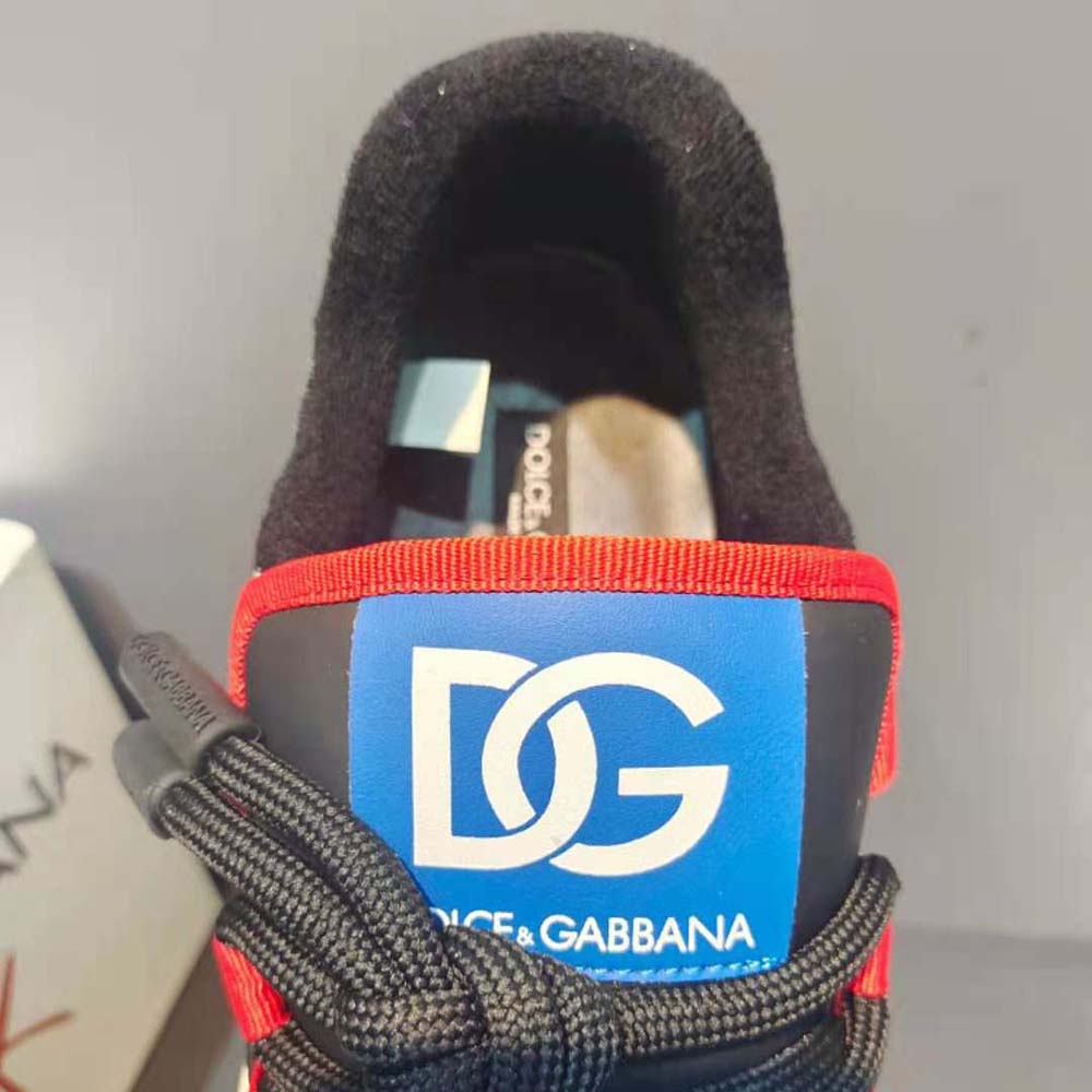 Dolce Gabbana D&G Unisex Mixed-Material Portofino Sneakers - image 8