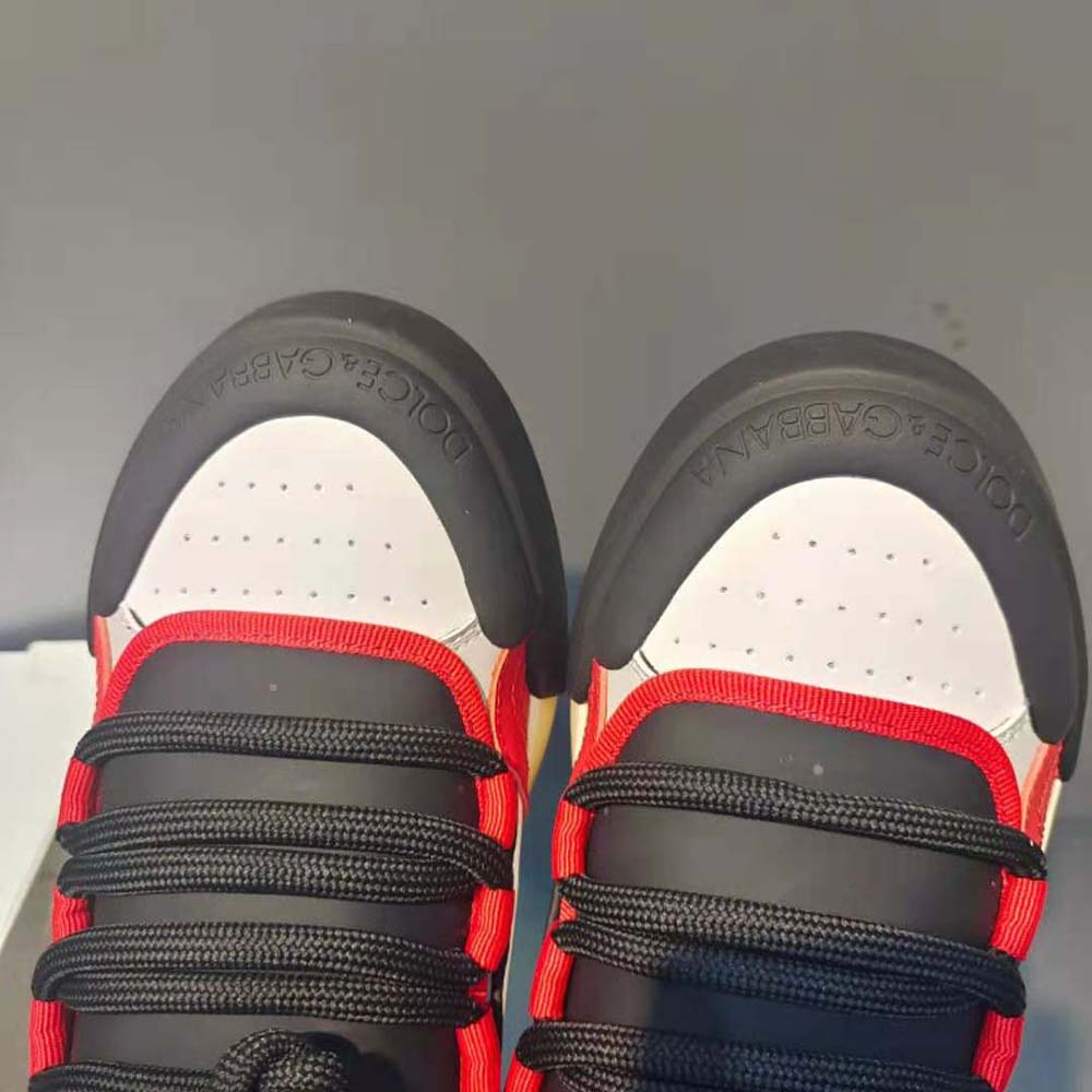 Dolce Gabbana D&G Unisex Mixed-Material Portofino Sneakers - image 7