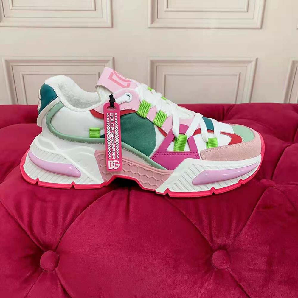 Dolce Gabbana D&G Women Mixed-Material Airmaster Sneakers - image 6
