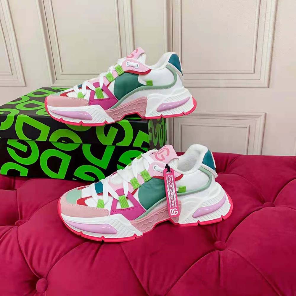 Dolce Gabbana D&G Women Mixed-Material Airmaster Sneakers - image 5
