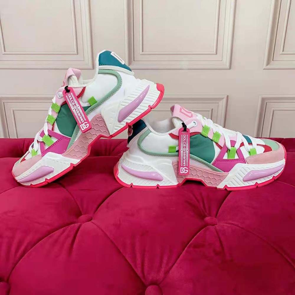 Dolce Gabbana D&G Women Mixed-Material Airmaster Sneakers - image 4