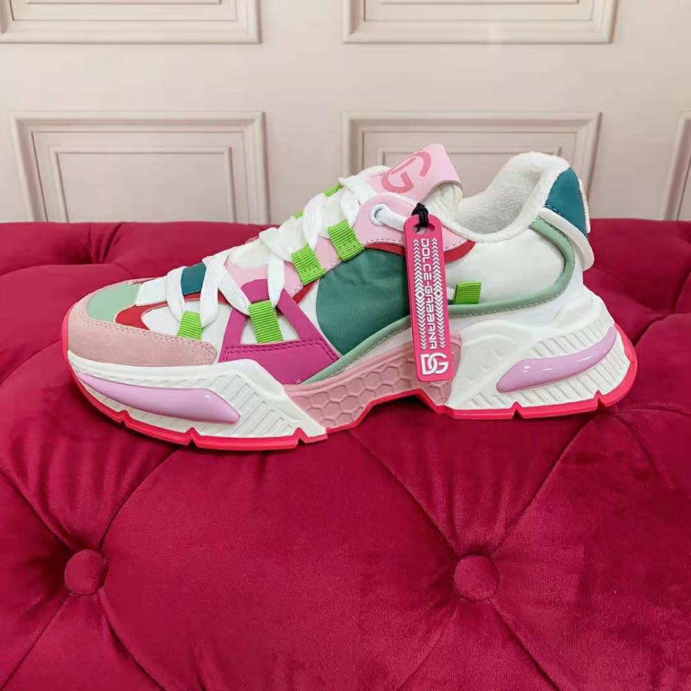 Dolce Gabbana D&G Women Mixed-Material Airmaster Sneakers - image 7
