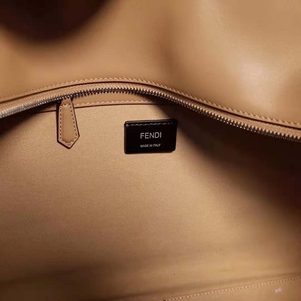 Fendi Men Peekaboo ISeeU Forty8 Brown FF Fabric Bag - image 9