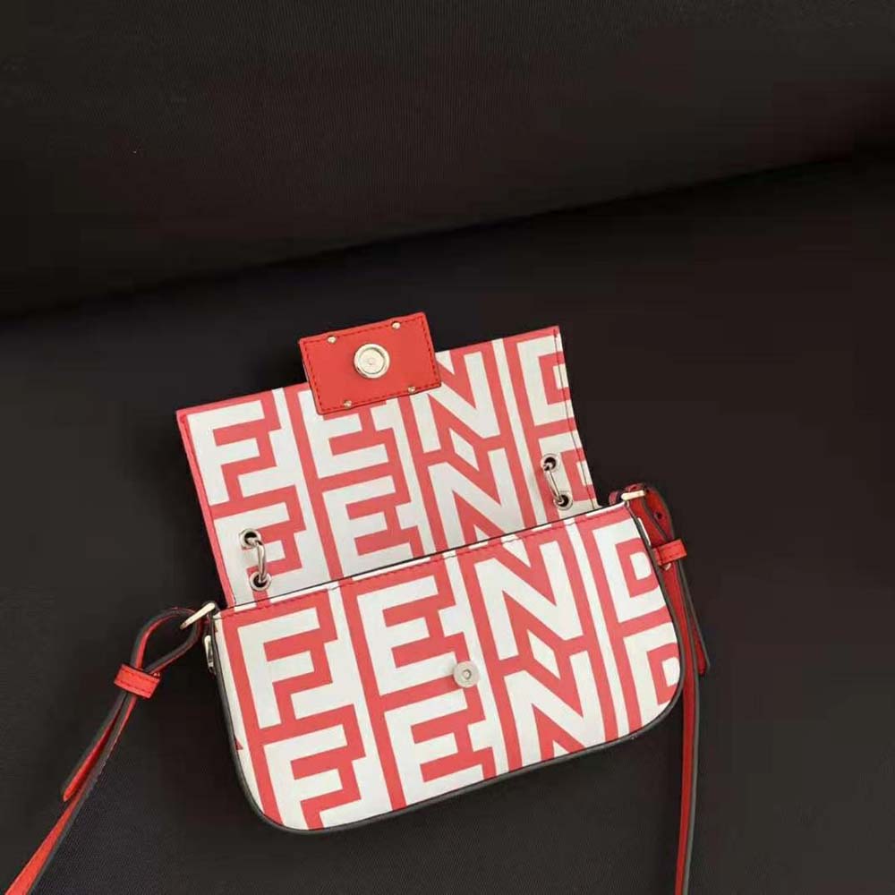 Fendi Women Baguette Lunar New Year Capsule Two-Tone Leather Bag - image 4