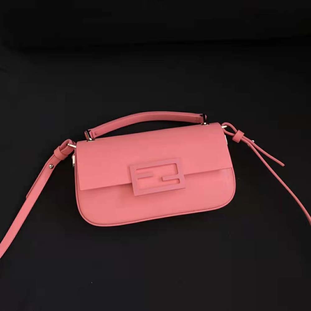 Close-up of gold-tone hardware on Fendi Women Baguette Phone Pouch
