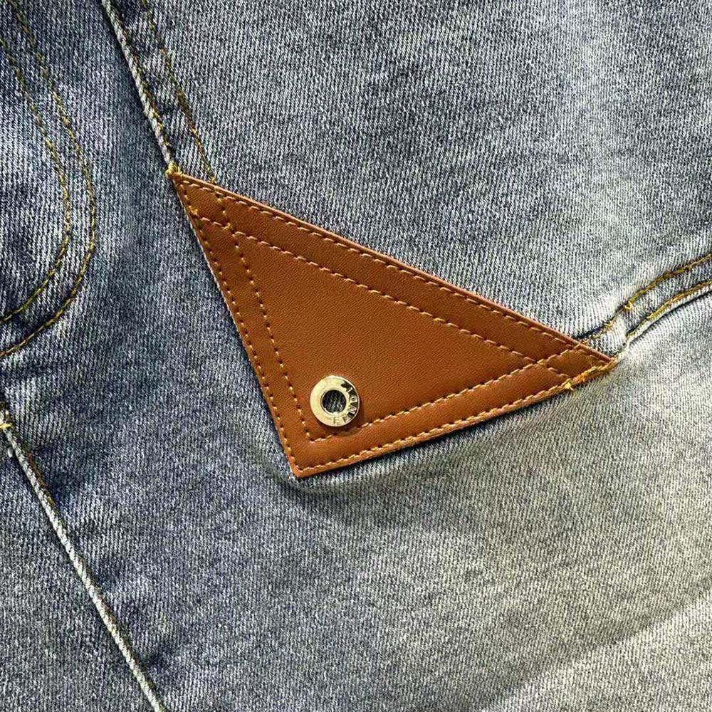 Fendi Women Blue Denim Skirt with a Medium-Low Waistline - image 7
