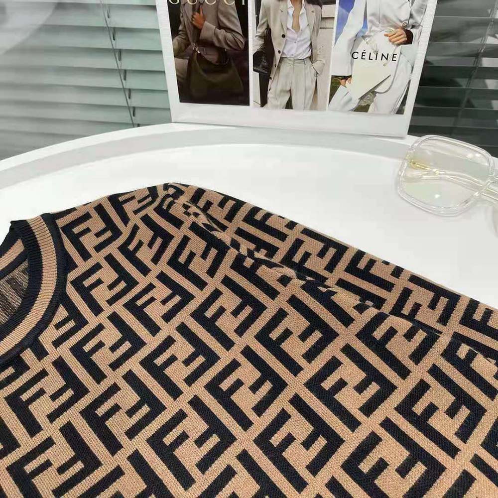 Fendi Women FF Motif Sweater - image 6