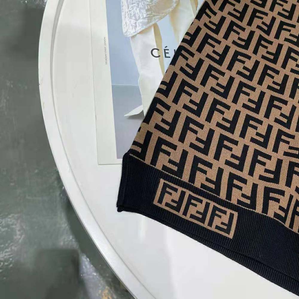 Fendi Women Fabric FF Motif Sweater - image 7