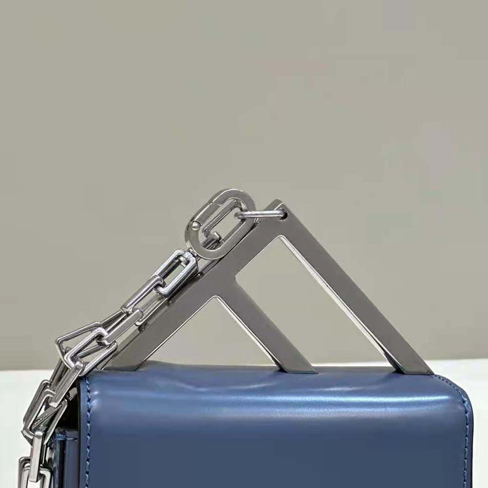 Fendi Women Nano Bag F Blue Leather Mini-Bag - image 7