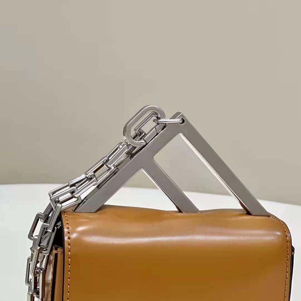 Fendi Women Nano Bag F Brown Leather Mini-Bag - image 6