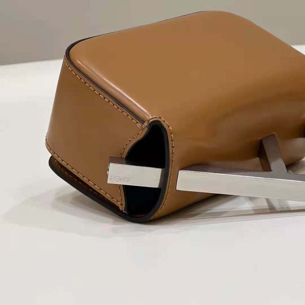 Fendi Women Nano Bag F Brown Leather Mini-Bag - image 8